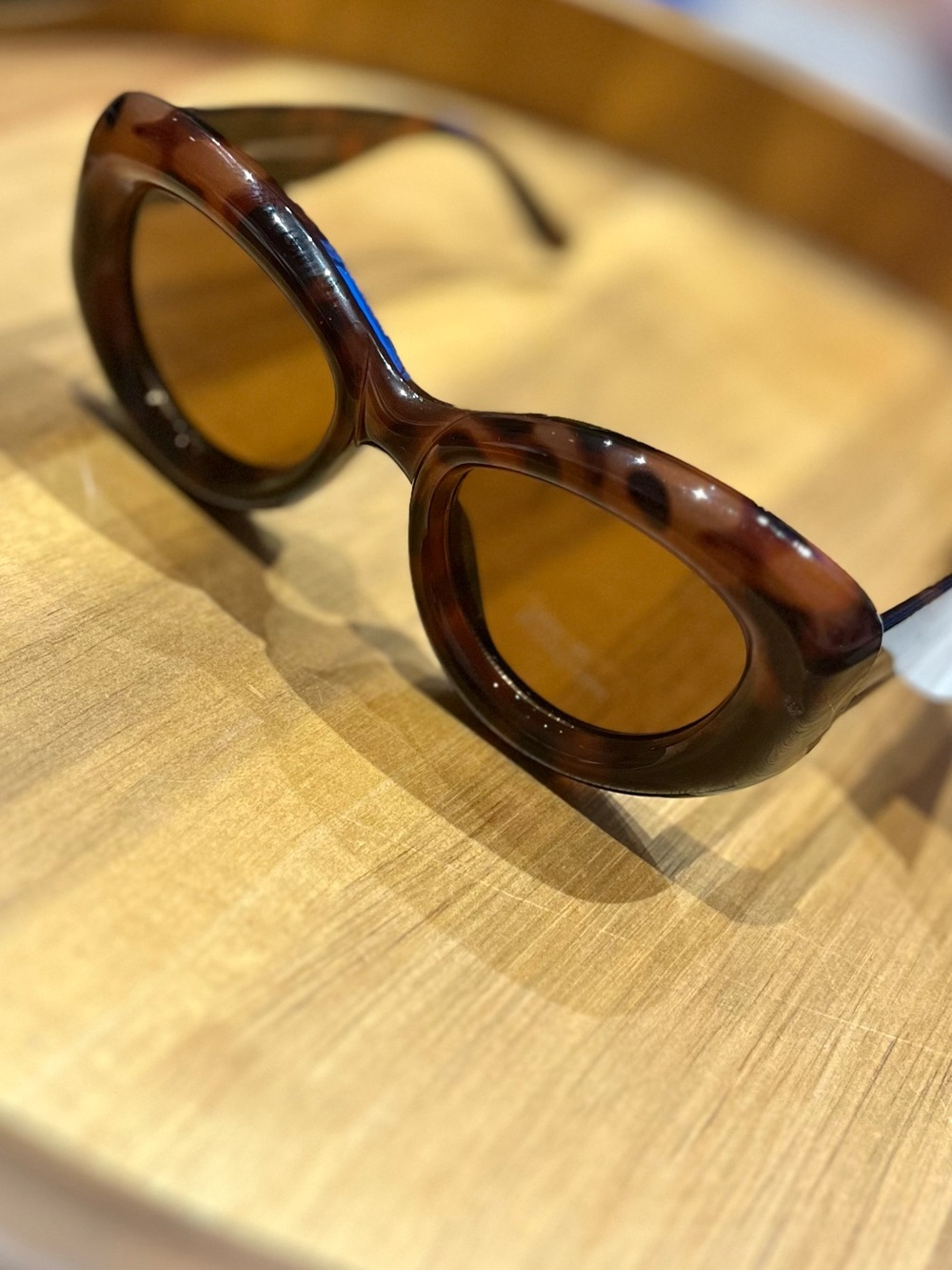 A New Day - Brown Tortoiseshell Round Women's Sunglasses